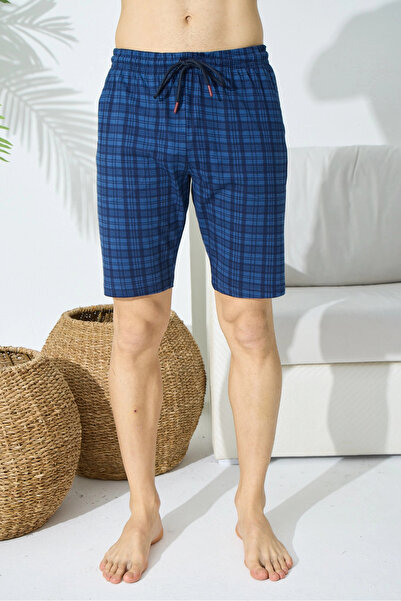 isiltikidsmoda Kocabey 196 Men's Plaid Single Shorts