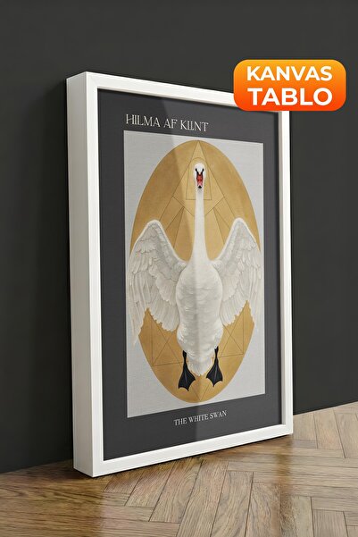 Postifull Zidna slika, luksuzna slika na platnu u beloj ramovini, serija ritu...