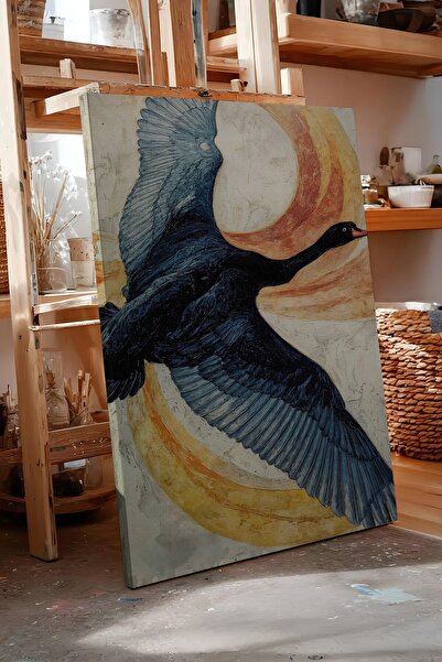 Postifull Pictură murală, Tablou de lux pe pânză, Seria Ritual, Pictură cu pă...