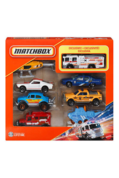 Matchbox 1:64 Ölçekli Metal 8'li Araba Seti JJP52