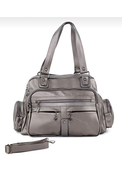 eranora Samilon Women's Washed Leather Multi-Compartment Shoulder and Shoulde...