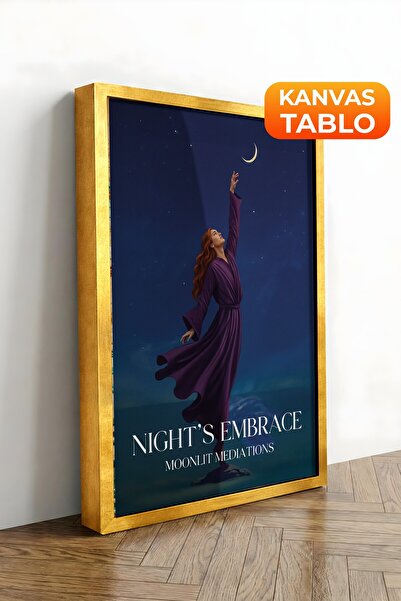 Postifull Zidna slika, luksuzna slika na platnu sa zlatnim okvirom, serija ri...