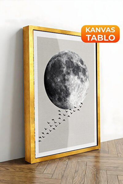 Postifull Zidna slika, luksuzna slika na platnu sa zlatnim okvirom, serija ri...