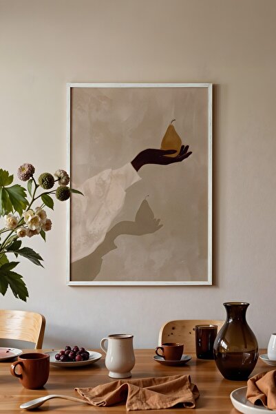 Postifull Pictură de perete, Tablou și poster cu ramă albă, Seria Ritual, Pic...