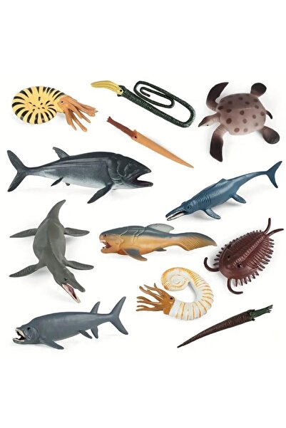 MEGA 12 Parça Tüpte Deniz Hayvanları Seti