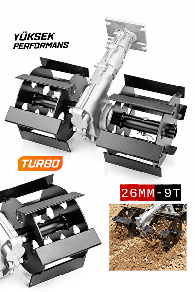 PROXTECH Motorlu Tırpan Ot Biçme Çapalama Aparatı Akrobat 26x9T Çapa Tam Maki...