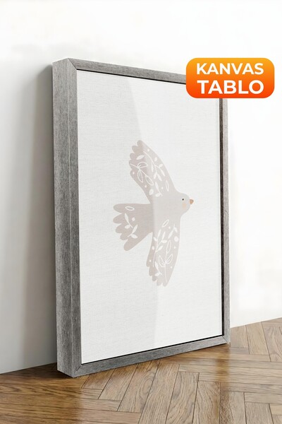 Postifull Zidna slika, luksuzna slika na platnu sa srebrnim okvirom, serija r...