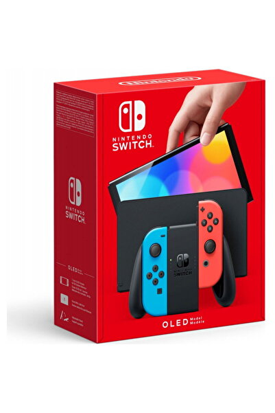 Nintendo Consolă Switch OLED (Joy-Con albastru neon/roșu)