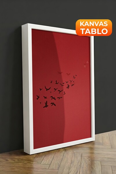 Postifull Zidna slika, luksuzna slika na platnu u beloj ramovini, serija ritu...