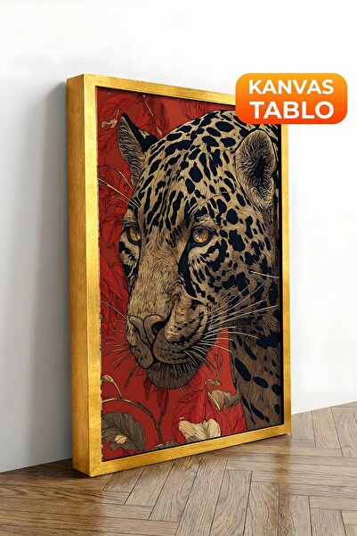 Postifull Zidna slika, luksuzna slika na platnu sa zlatnim okvirom, serija ri...