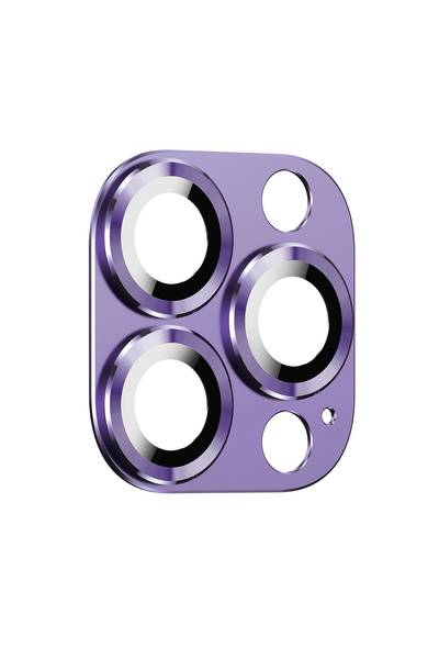 kilifone iPhone 14 Pro Compatible Camera Lens Protector Cl-03 - Purple - T25399