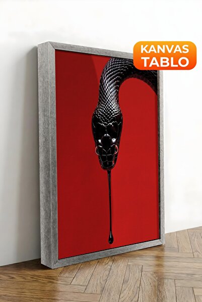 Postifull Pictură murală, Tablou pe pânză cu ramă argintie de lux, Seria Ritu...