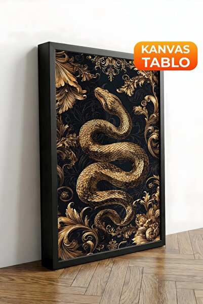 Postifull Zidna slika, luksuzna slika na platnu u crnom okviru, serija ritual...