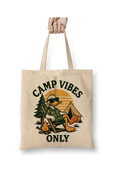 Toyaso Duck Trip Travel Hiking Mountaineering Camping White Cloth Bag