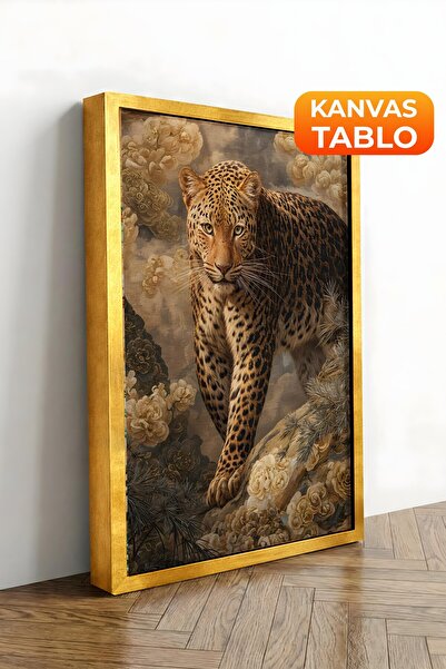 Postifull Zidna slika, luksuzna slika na platnu sa zlatnim okvirom, serija ri...