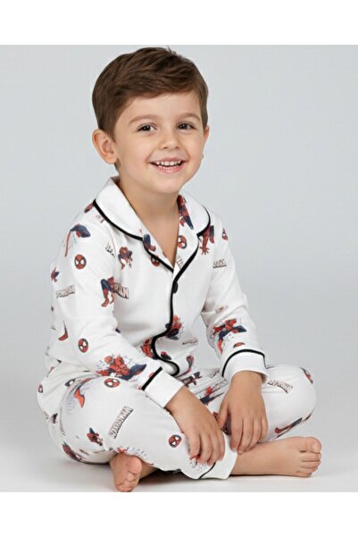 VOY KİDS Set de pijamale pentru bebeluși băieți, cu imprimeu, pentru vârstele...