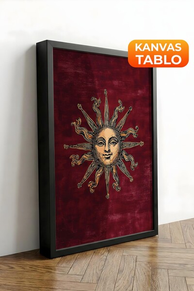 Postifull Zidna slika, slika na platnu sa luksuznim crnim okvirom, serija Rit...