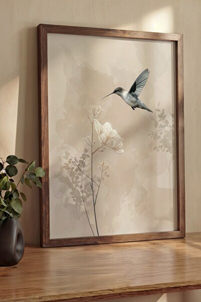 Postifull Pictură de perete, Tablou și poster cu ramă maro de lux, Seria Ritu...