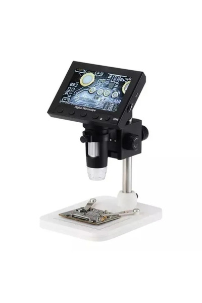 OEM 1000x 2.0mp usb digital electronic microscope 8 lcd screen vga magnifier ...
