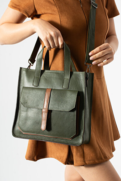 NahitaTyana Genuine Leather Women's Shoulder Bag and Handbag Real Leather Lar...