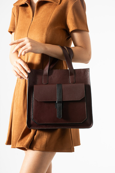 NahitaTyana Γυναικεία τσάντα ώμου και τσάντα χειρός από γνήσιο δέρμα, μεγάλου...