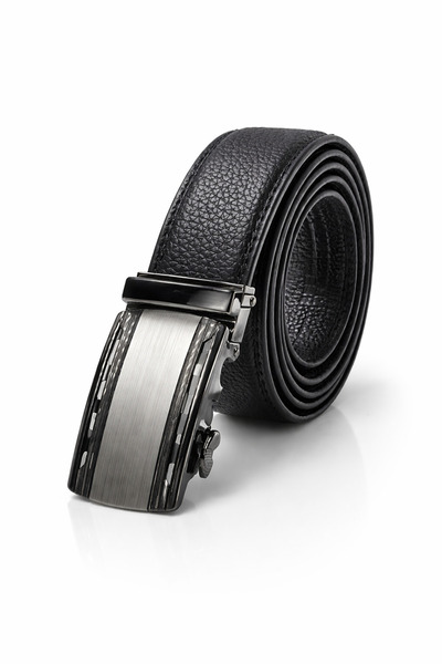 G-Atlantic PU Leather Formal Belt with Automatic Buckle – Adjustable Auto Loc...