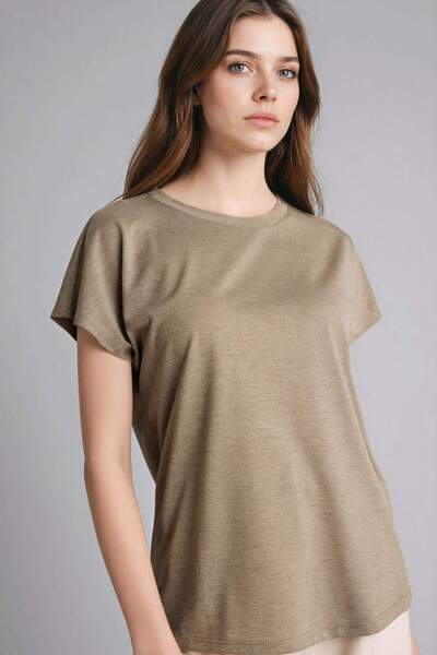 DeFacto Crew Neck Short Sleeve T-Shirt H1490Ax26Sp