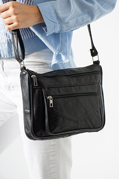 NahitaTyana Women's Genuine Leather Strap Shoulder and Crossbody Bag