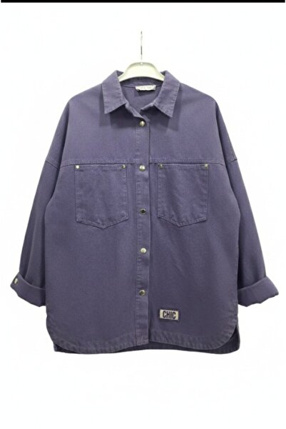 Mila Pamuklu renkli kot ceket (gömlek)