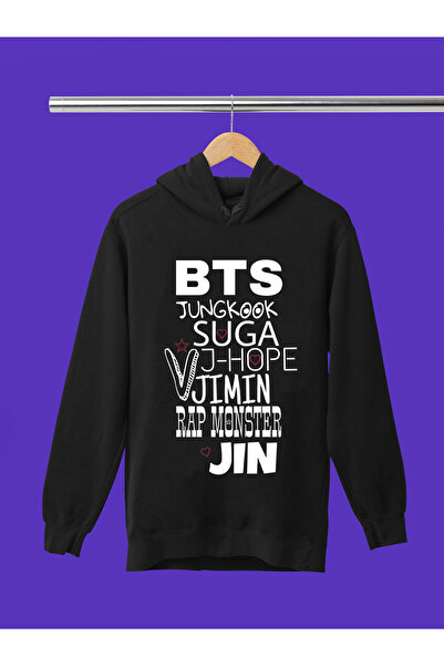 MAGORS سويت شيرت للأطفال مطبوع عليه BTS BANGTHAN BOYS ذو 3 خيوط ونسيج ناعم عا...