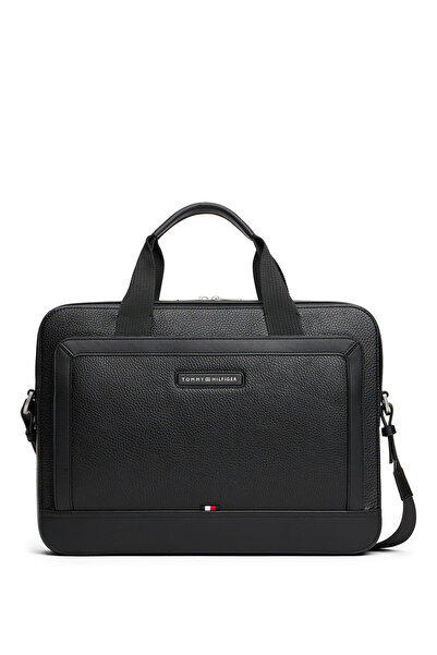 Tommy Hilfiger Siyah Erkek Laptop Çantası TH CENTRAL COMPUTER BAG