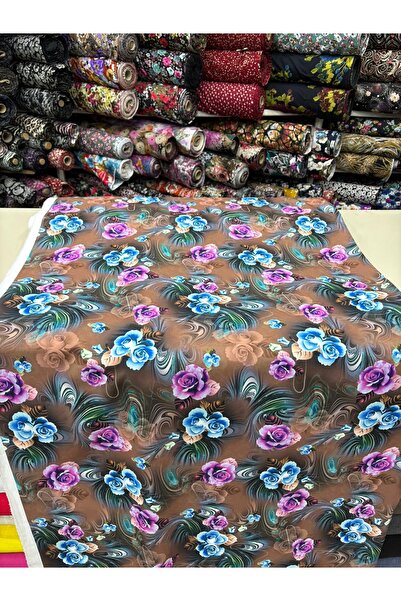 MEKİK MANİFATURA Țesătură JESIKA cu model, lățime dublă 150 cm, în lățime.