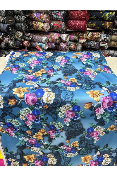 MEKİK MANİFATURA Țesătură JESIKA cu model, lățime dublă 150 cm, în lățime.