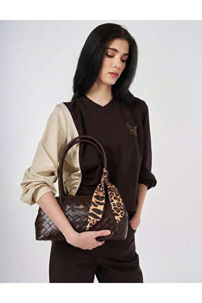 Kayra Брадвична чанта за рамо Acı Kahve