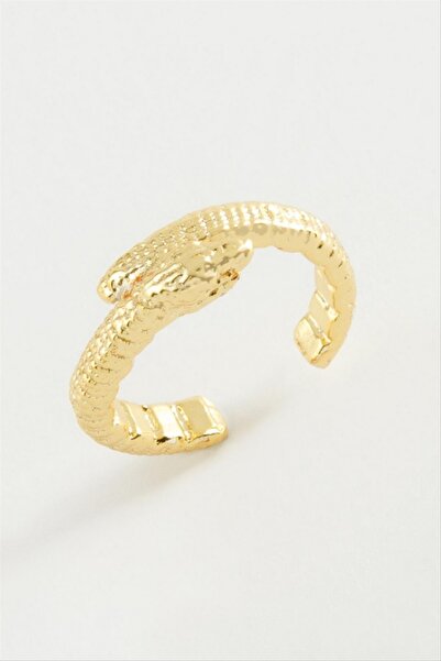 ZERO LAND خاتم STOROZAL على شكل ثعبان (62725) - أصفر