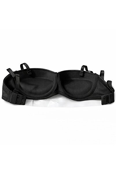 Fabony 3020 Destekli Straplez Sütyen – Çok Amaçlı Basic Model -Arkası Şeffaf