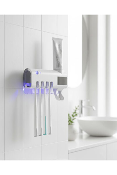 ZERO LAND STOROZAL Επιτοίχια Αυτόματη Βάση Βούρτσας Δοντιών με Αποστείρωση UV...