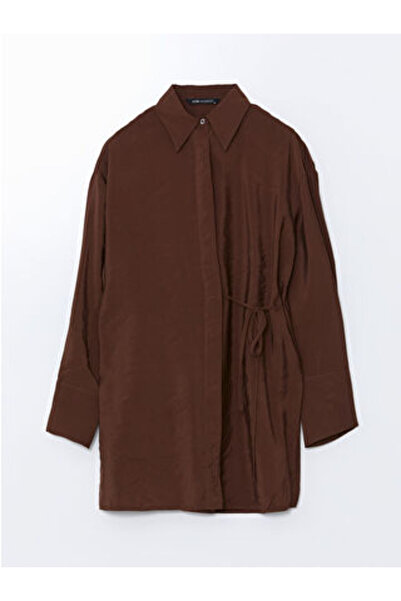 LC Waikiki Modanova Sezon Black Striped Women Shirt Tunic