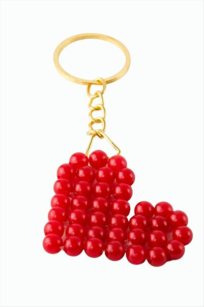 ZERO LAND سلسلة مفاتيح STOROZAL على شكل قلب (61143) - أحمر