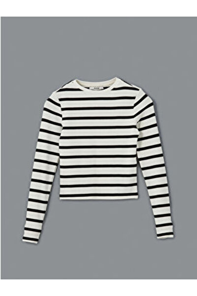 LC Waikiki MODANOVA SEZON إكرو بيسكل كولور مخطط بودي نسائي