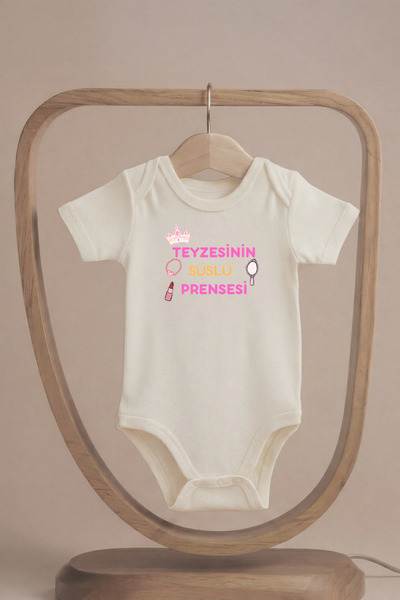 LilJoy قميص أطفال مطبوع عليه أميرة مزخرفة من القطن العضوي بنسبة 100%، بأكمام ...