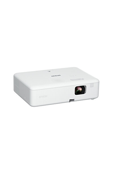 EPSON CO-W01 Video Projector, 3LCD, HD, 3000 lumens, White