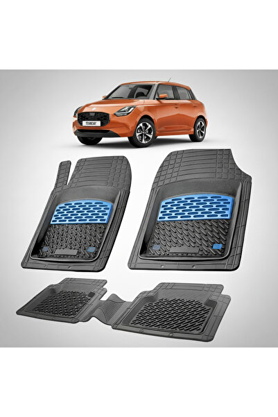 TEAMCAR Συμβατά πατάκια δαπέδου Suzuki Swift 4 Hatchback 2010-2017 | Μπλε