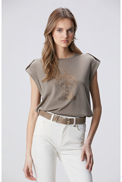 Network Vizon Taş Detaylı T-shirt