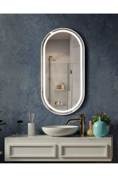 Sanal Glass El Hareket Sensörlü Ledli Dekoratif Banyo/salon ve Makyaj Aynası ...