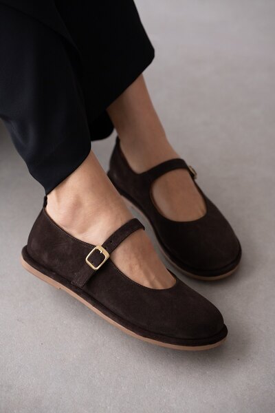 selin shoes Γυναικεία παπούτσια Alorin από γνήσιο δέρμα με χρυσή ρυθμιζόμενη ...