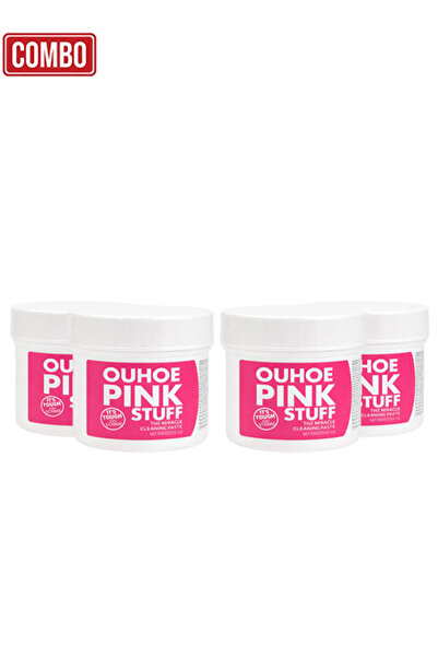 OUHOE PINK STUFF Combo 4pcs Pink Cleaning Paste 100G Kitchen Bathroom Pots Ti...