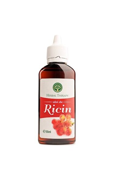 Herbal Therapy Ulei de ricin, terapie pe bază de plante, 55 ml
