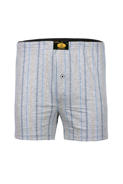 KAİZEN 3-pack men's light gray Striped boxer shorts