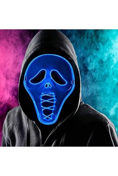 OEM Skeleton LED carnival mask, 30x18cm